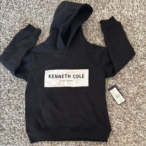 Kenneth Cole Kids Hoodie with Logo Patch